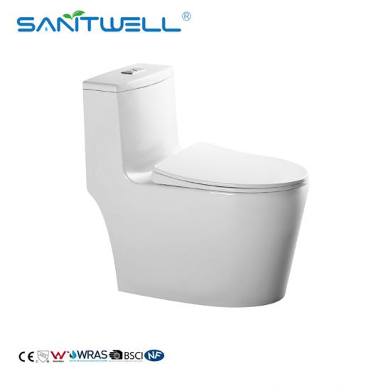 Washdown-Rimless One Piece Ceramic WC Toilets