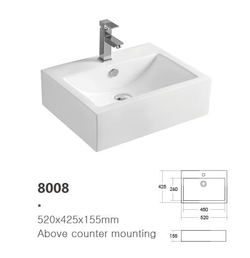 Countertop wash basin